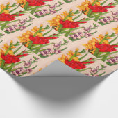 Gladioli-Blume Gladioli-Blume Geschenkpapier (Ecke)