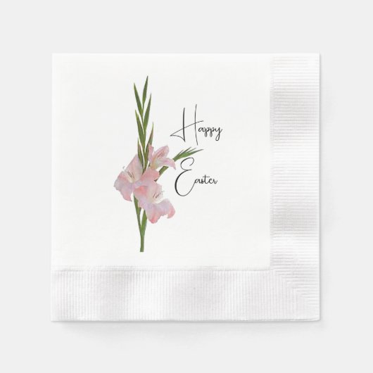 "Gladioli Blume" Paper Napkin Serviette (Vorderseite)
