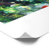 Gladioli in einem Vase Pierre Auguste Renoir Gemäl Poster (Ecke)