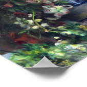 Gladioli in einer Vase von Auguste Renoir Art Poster (Ecke)