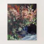 Gladioli in einer Vase von Auguste Renoir Art Puzzle (Vertikal)