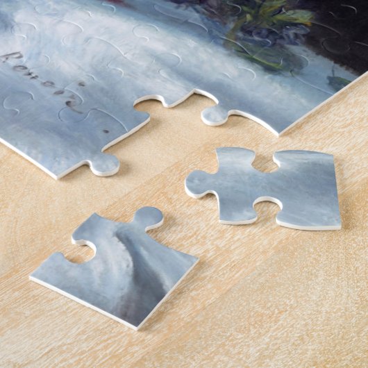 Gladioli in einer Vase von Auguste Renoir Art Puzzle (Seite)