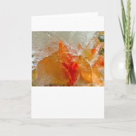 Gladioli in Eis, Karte