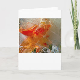 Gladioli in Eis, Karte