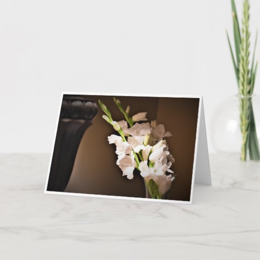 Gladioli, Karte (Vorderseite)