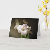 Gladioli, Karte (Gelbe Blume)