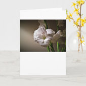 Gladioli, Karte (Gelbe Blume)