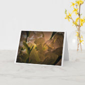Gladioli, Karte (Gelbe Blume)