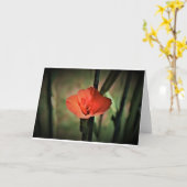 Gladioli, Karte (Gelbe Blume)