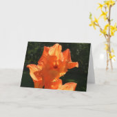 Gladioli, Karte (Gelbe Blume)