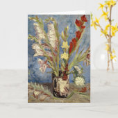 Gladioli und China Asters | Vincent van Gogh Karte (Gelbe Blume)