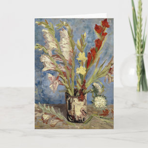 Gladioli und China Asters   Vincent van Gogh Karte