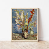 Gladioli und China Asters | Vincent van Gogh Poster