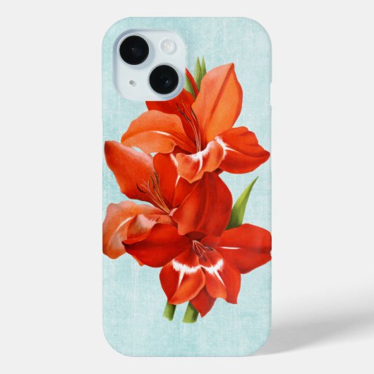 Gladiolus auf dem Alter Denim Case-Mate iPhone Hülle (Rückseite)