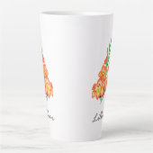 Gladiolus Birth Month Blume für August Milchtasse (Vorderseite)