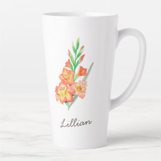 Gladiolus Birth Month Blume für August Milchtasse