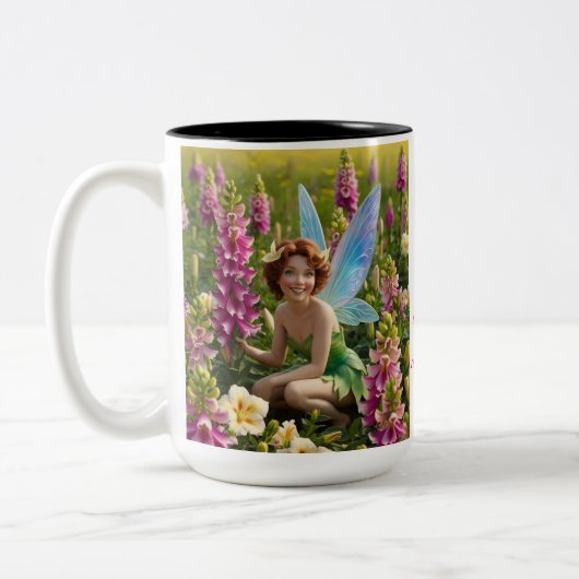 Gladiolus Blume Fairy Zweifarbige Tasse (Links)