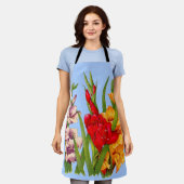 Gladiolus-Blume Schürze (Getragen)