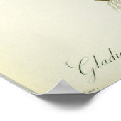 Gladiolus Cardinalis, aus `Les Liliacees', 1805 Poster (Ecke)