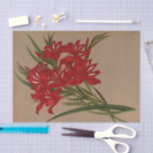 Gladiolus Cardinalis von Arentina Hendrica Arendse Seidenpapier (Handwerk)