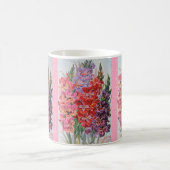 Gladiolus-froher Kaffee-Vintager Kaffeetasse (Mittel)