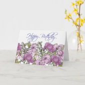 Gladiolus-Geburtstagskarte Karte (Gelbe Blume)