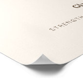 Gladiolus Geburtstagsmonats-Blumenposter Poster (Ecke)