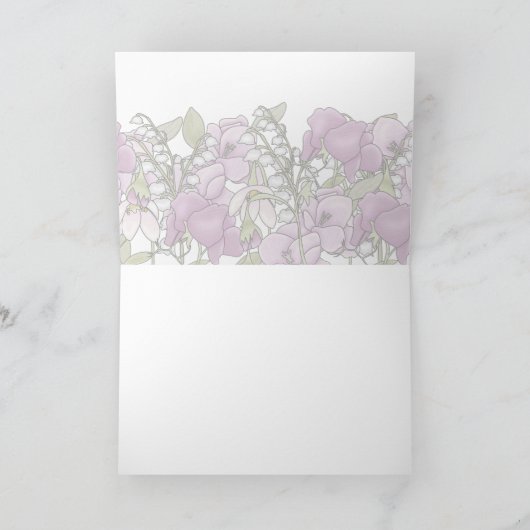 Gladiolus Karte (Innenseite)