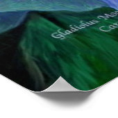 Gladiolus Moods - Lavender Art Poster/Print Poster (Ecke)