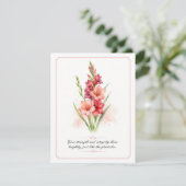 Gladiolus-Schätzung August-Geburtsmonatsblume (Stehend Vorderseite)