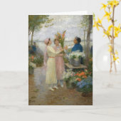 Gladiolus | Victor Gabriel Gilbert Karte (Gelbe Blume)