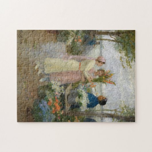 Gladiolus | Victor Gabriel Gilbert Puzzle (Horizontal)