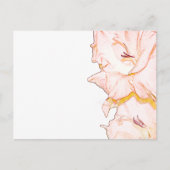 Gladiolusskizze Postkarte (Vorderseite)