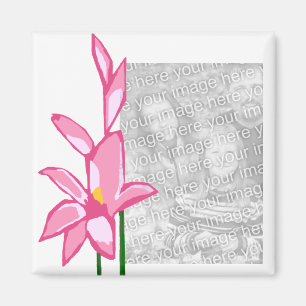 Gladiolusstärke des Charakterschablonenmagneten Magnet