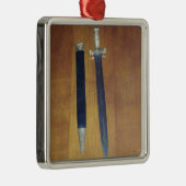 Gladius-Muster-Schwert Silbernes Ornament (Rechts)