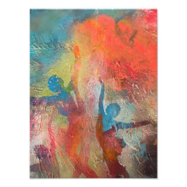 Glädjerus och rörelse brus fotodruck