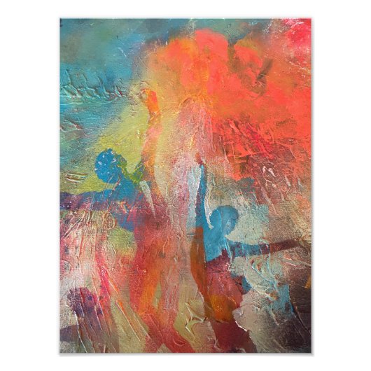 Glädjerus och rörelse brus fotodruck (Vorne)