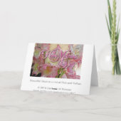 Glads Mutter-Tagesleere Karte (Rückseite)