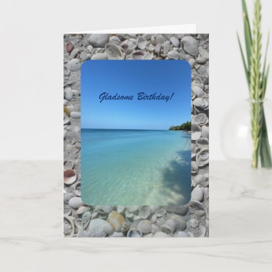 Gladsome Birthday Card Karte (Vorderseite)