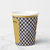Gladstone Personalisiert Tartan Pappbecher (Rechts)