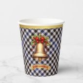 Gladstone Personalisiert Tartan Pappbecher (Vorderseite)