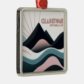 Gladstone Provincial Park Colored Hills Ornament Aus Metall (Rechts)