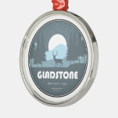 Gladstone Provincial Park Deer Ornament Aus Metall (Links)