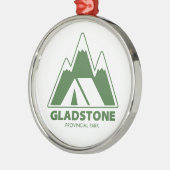 Gladstone Provincial Park Mountains Camping Ornament Aus Metall (Links)