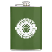 Gladstone Provincial Park Sun Trees Flachmann (Vorderseite)