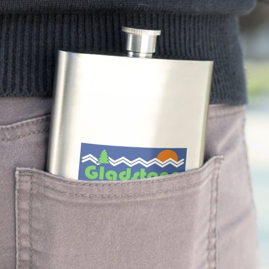 Gladstone Provinzpark Retro Flachmann (Beispiel)