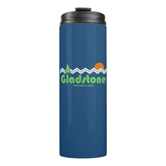 Gladstone Provinzpark Retro Thermosbecher (Vorderseite)