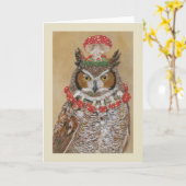 Gladwyn, die Eule-Karte Karte (Gelbe Blume)