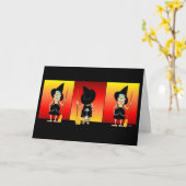 Gladys die Hexe Thrillogy Karte (Gelbe Blume)