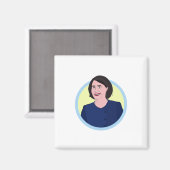 Gladys Magnet (Vorderseite/Rückseite)